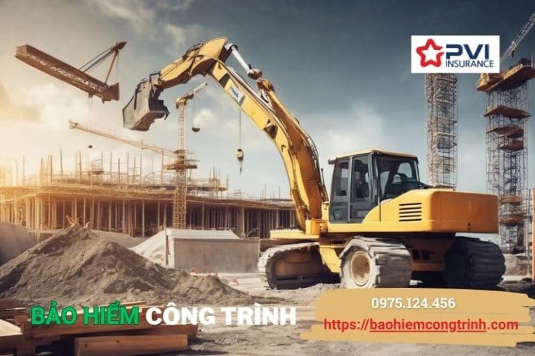 Công trình cao tầng đang thi công – minh họa cho sản phẩm bảo hiểm công trình xây dựng dành cho nhà thầu
