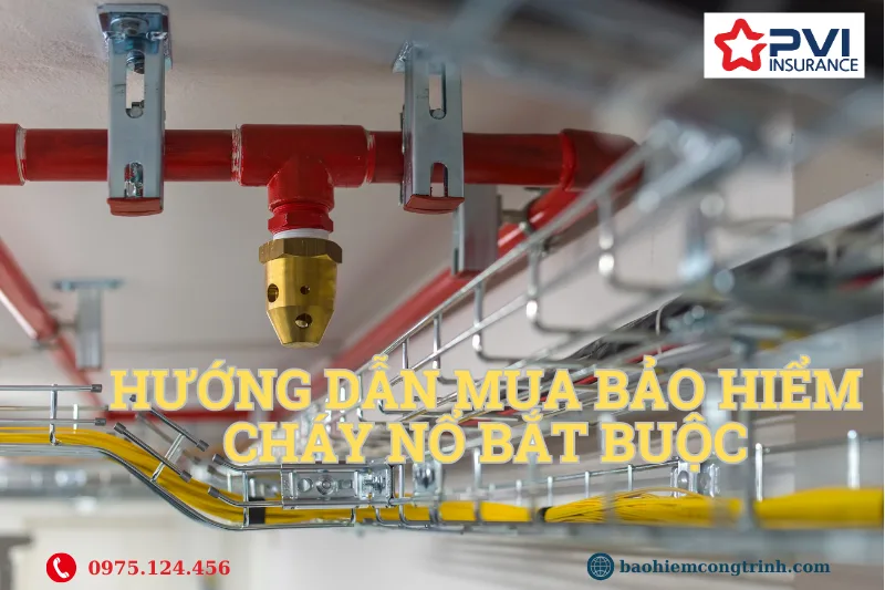 Chung cư cao tầng với hệ thống phòng cháy chữa cháy, minh họa nhóm cơ sở phải mua bảo hiểm cháy nổ bắt buộc theo Nghị định 105/2025